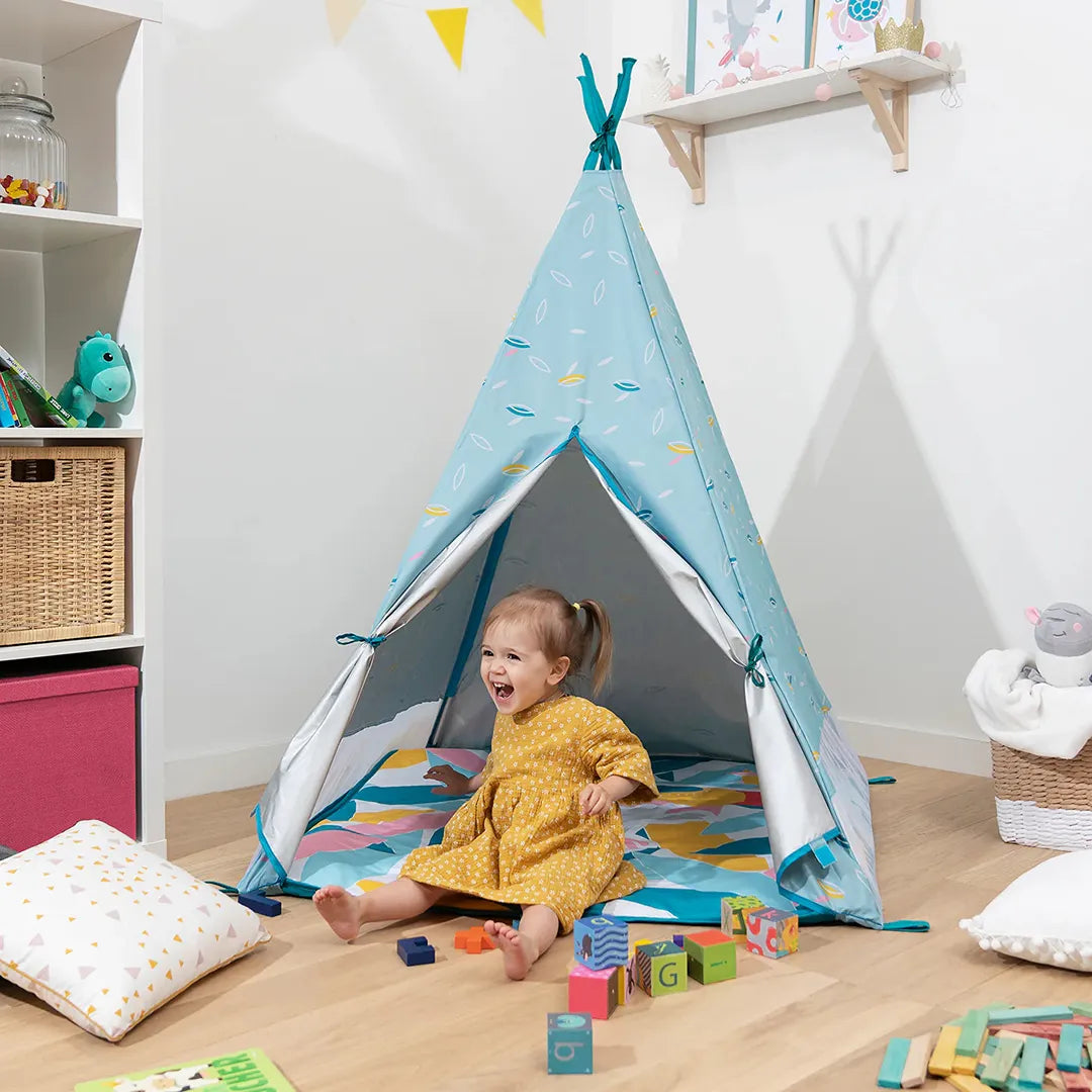 Kids Play Tent for Indoor & Outdoor Use - Durable & Portable Playhouse for Children's Imaginative Play, Camping, Reading Nook & Backyard Fun