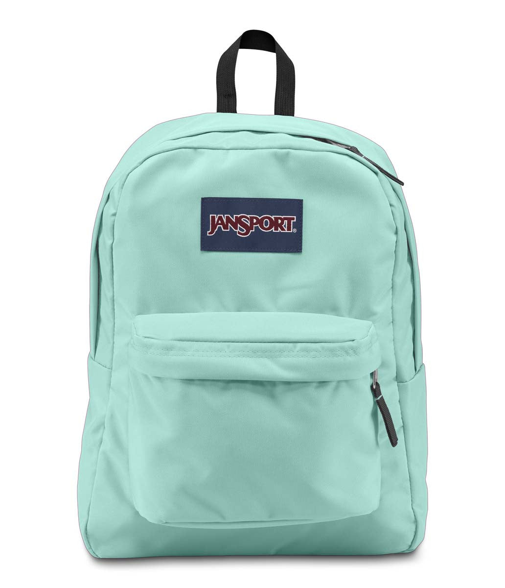 JanSport SuperBreak Backpack - Lightweight Laptop Backpack for School & Travel, Water-Resistant Aqua Dash Design - Perfect for College Students, Commuters & Day Trips