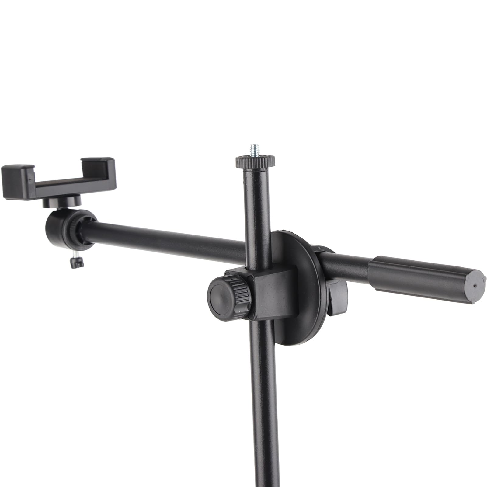 BORDSTRACT Adjustable Overhead Phone Mount - Desktop Phone Holder Stand with Photography Arm Bracket for Video Recording, Live Streaming & Shooting Fill Light | Perfect for YouTube Videos, TikTok Content Creation & Home Office Setup