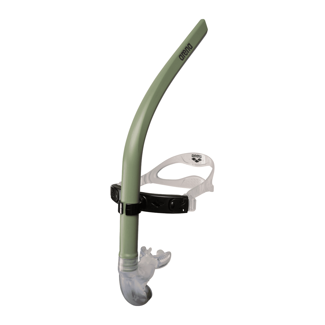 Arena Swim Snorkel III - Professional Training Snorkel for Swimmers, Sage/Black - Perfect for Lap Swimming, Freestyle Training & Underwater Exercises