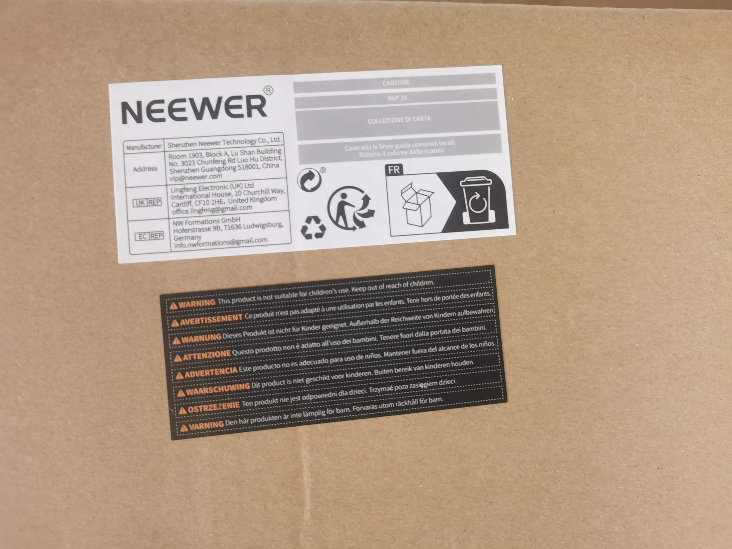 NEEWER Heavy Duty Stainless Steel Light Stand with Wheels - 7.9ft/240cm Studio Stand with 1-1/8
