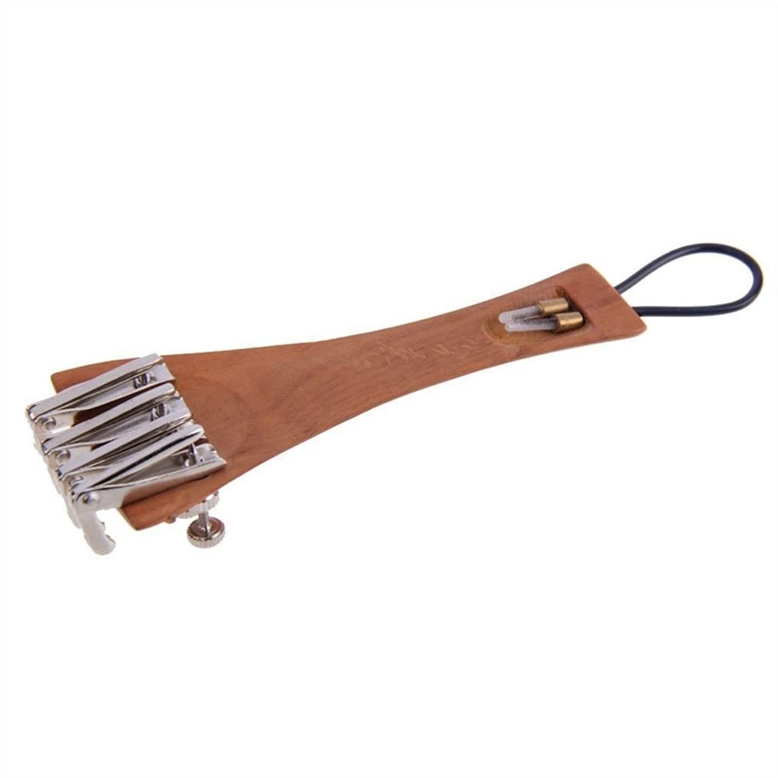 4/4 Violin Accessories Kit - Chin Rest, Tailpiece, Fine Tuner, Tuning Peg, Tailgut, Endpin & Strings | Professional Violin Parts & Maintenance Tools for Musicians & Students