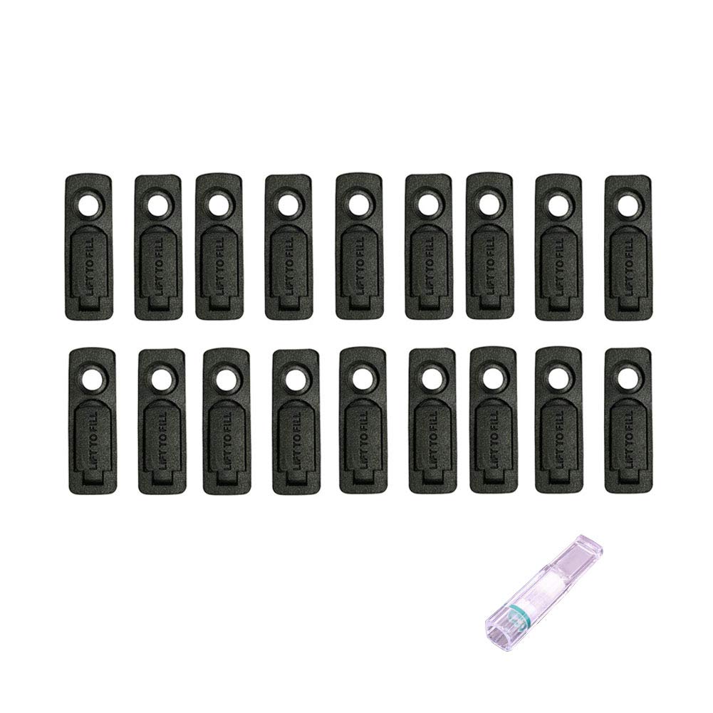 Extended Evaporation Lighter Rubber Gasket (4-Pack) - Fits Most Fluid Lighters for Longer Burn Time