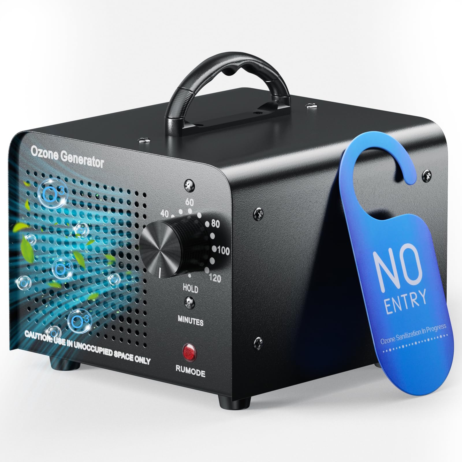 Commercial Ozone Generator Machine - High Capacity Ozone Air Purifier for Home, Car, Smoke & Pet Odor Removal - Eliminate Bad Smells in Basements, Hotels & Offices
