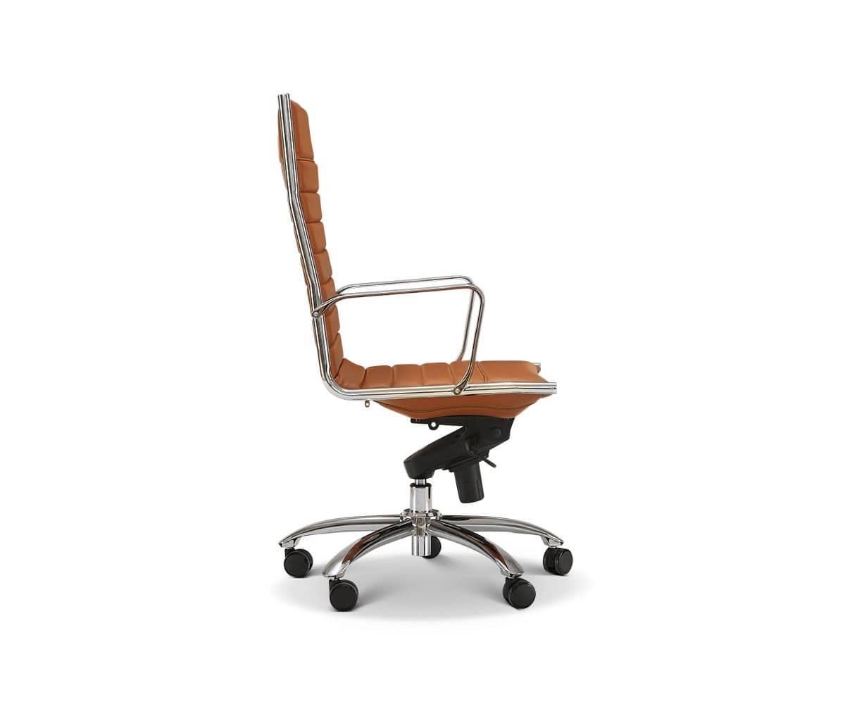 Laatu Ergonomic High Back Office Chair with Lumbar Support - Adjustable Swivel Executive Desk Chair for Home & Office Workspaces - Perfect for Long Hours of Sitting, Gaming, and Remote Work