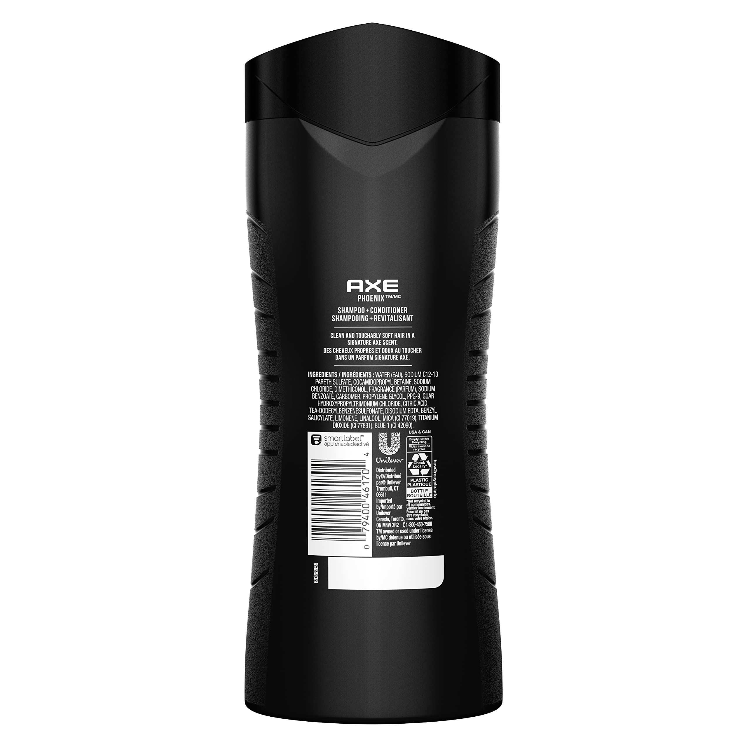 AXE 2-in-1 Shampoo and Conditioner for Men - Phoenix Scent - 16 oz Bottle - Hydrating Hair Care for Daily Use at Home or Gym