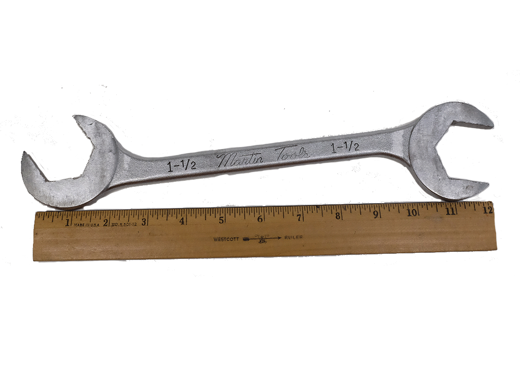 Martin Tools 8-Piece Fractional Open End Wrench Set - SAE Standard Sizes for Automotive Repair, Plumbing & DIY Projects