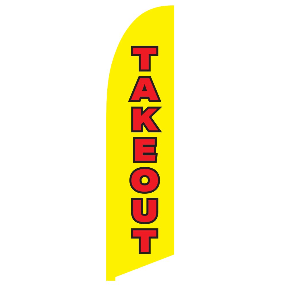Premium Feather Flag for Outdoor Advertising - 2.6ft x 11.2ft Double-Sided Swooper Flag - Durable Tear-Resistant Polyester - Perfect for Business Promotions, Grand Openings & Events