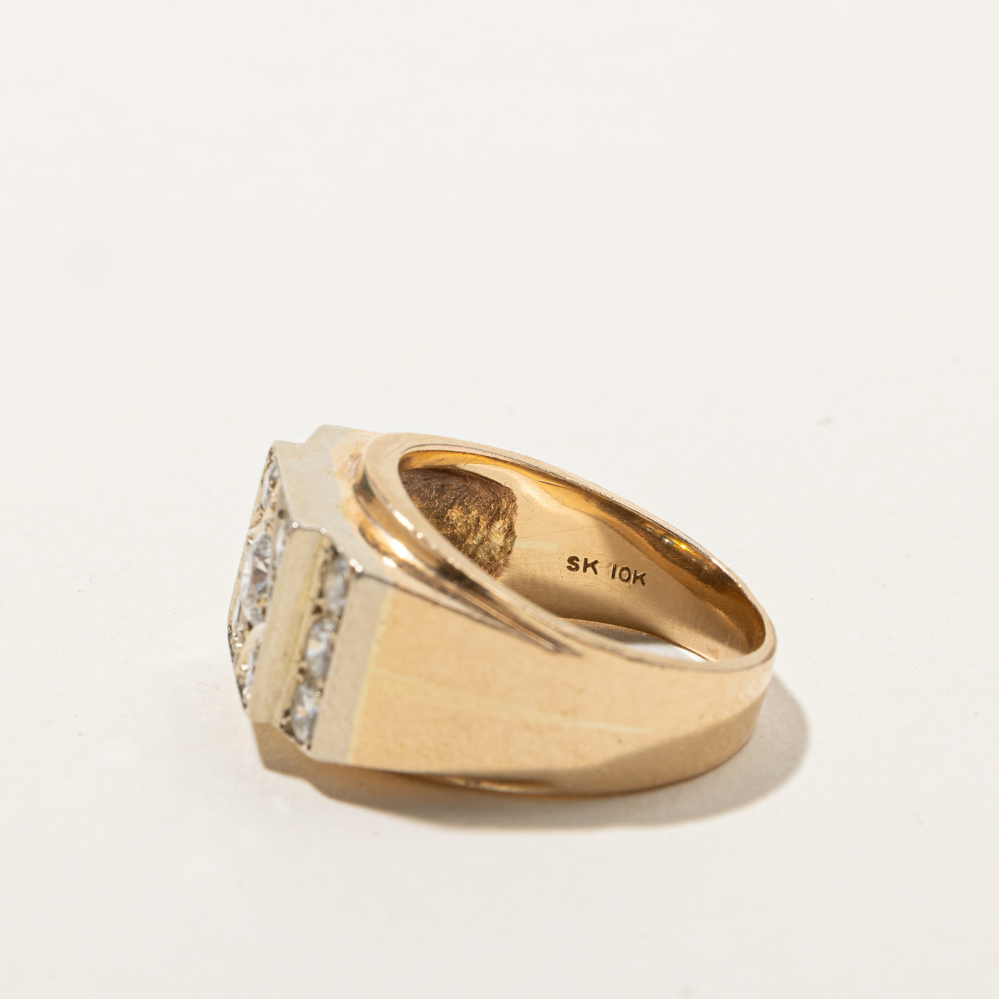 1.62ctw Diamond Cluster Ring in 14K White Gold | Size 9.25 | Elegant Wedding Band, Anniversary Gift for Her, Perfect for Engagement & Special Occasions