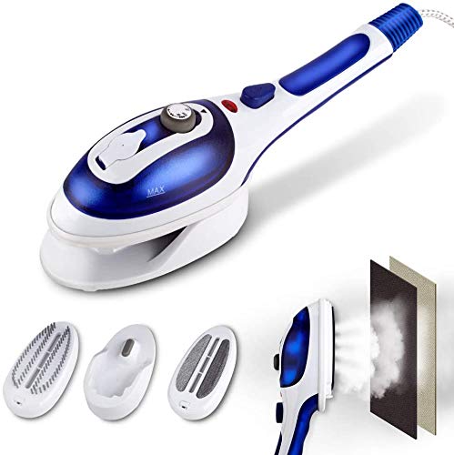 Andowl Q-T154 Steam Iron with Powerful Steam & Anti-Drip Technology - Perfect for Home & Travel Use on Clothes, Curtains & Fabrics