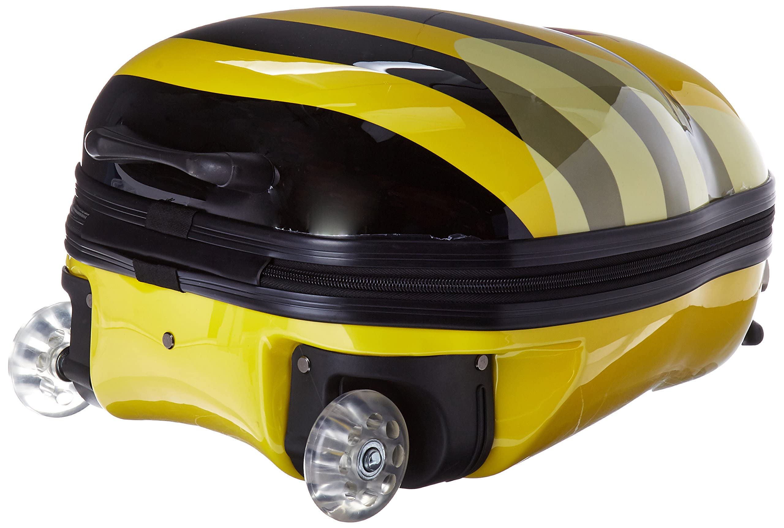 Heys Travel Tots Bumble Bee Kids Luggage - Lightweight Carry-On Suitcase with Wheels for Boys & Girls | Perfect for Airplane Travel, Road Trips & Sleepovers