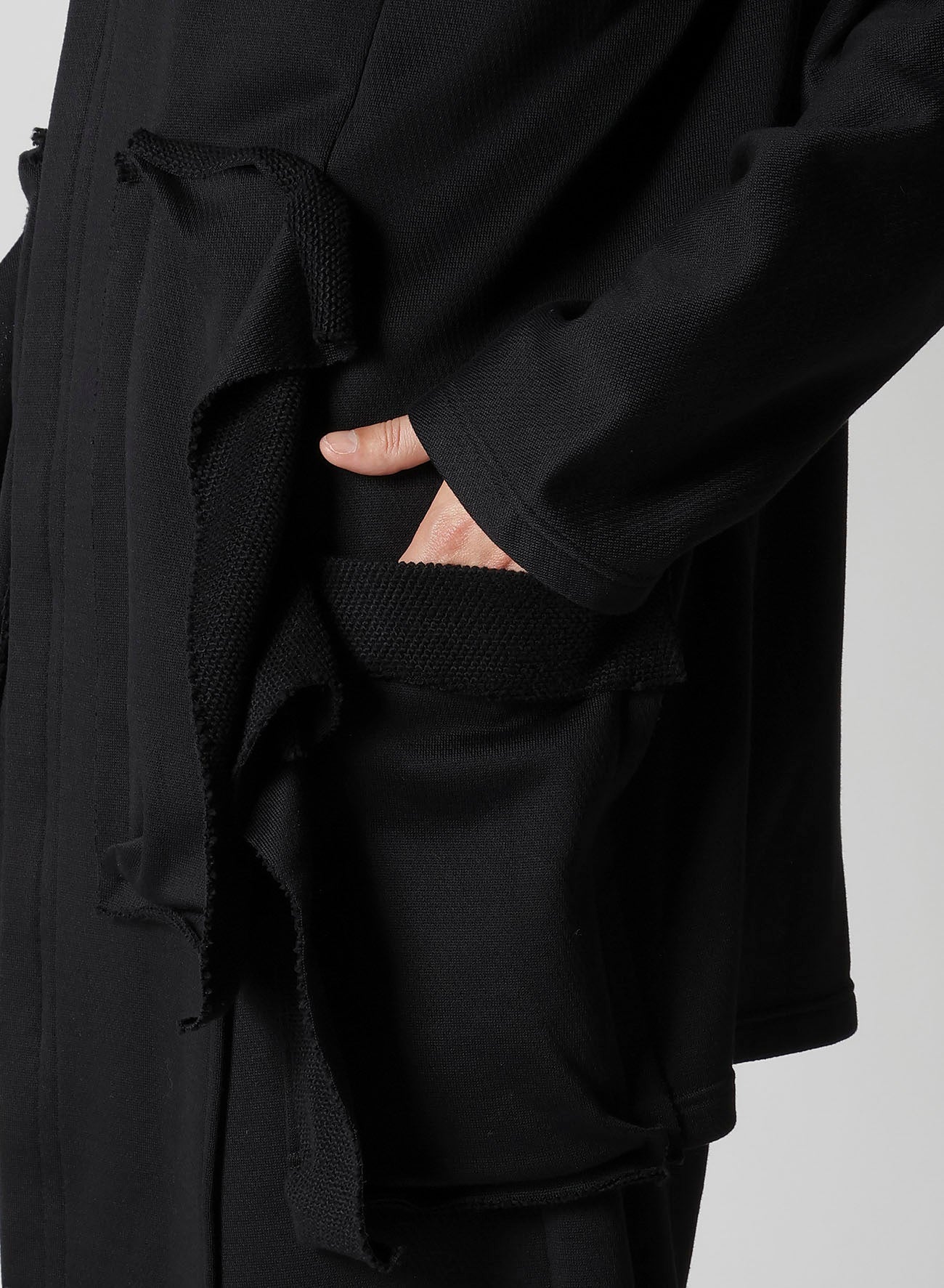 COTTON SMITH POCKET DETAIL UNBALANCED HOODIE - Men's Casual Pullover Sweatshirt with Asymmetrical Design | Perfect for Streetwear, Lounge & Everyday Comfort