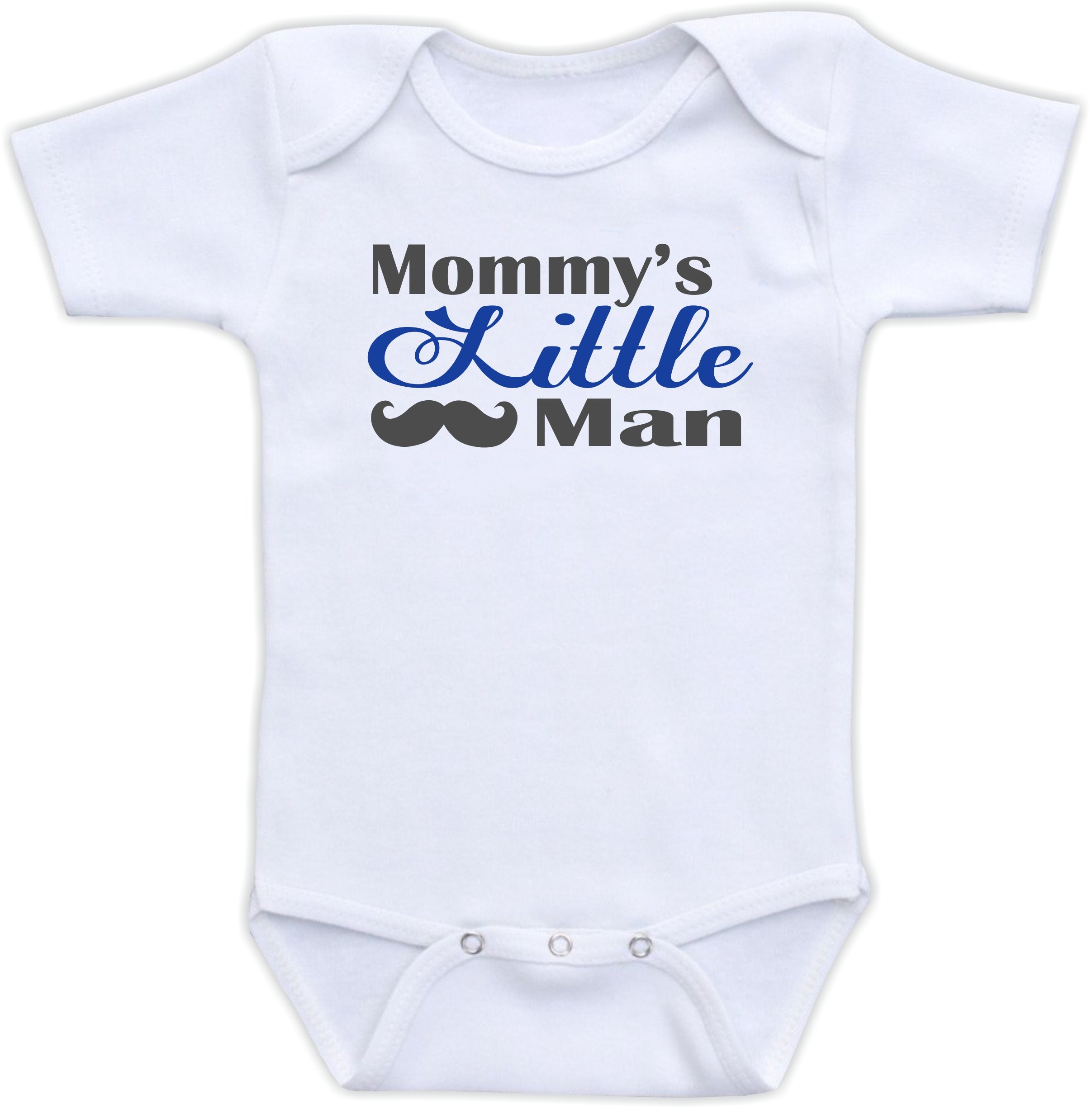 Adorable Baby Boy Bodysuit - Mommy's Little Man Outfit | Soft Cotton Infant Onesie for Newborns & Toddlers | Perfect for Family Photos, Baby Showers & Daily Wear