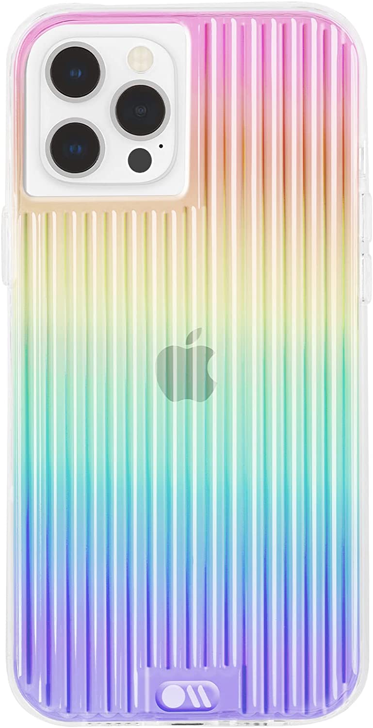Case Mate SOAP Bubble Case for iPhone 12 Pro Max (5G) - Iridescent Swirl Design Protective Phone Cover | Perfect for Everyday Use, Travel & Style Protection