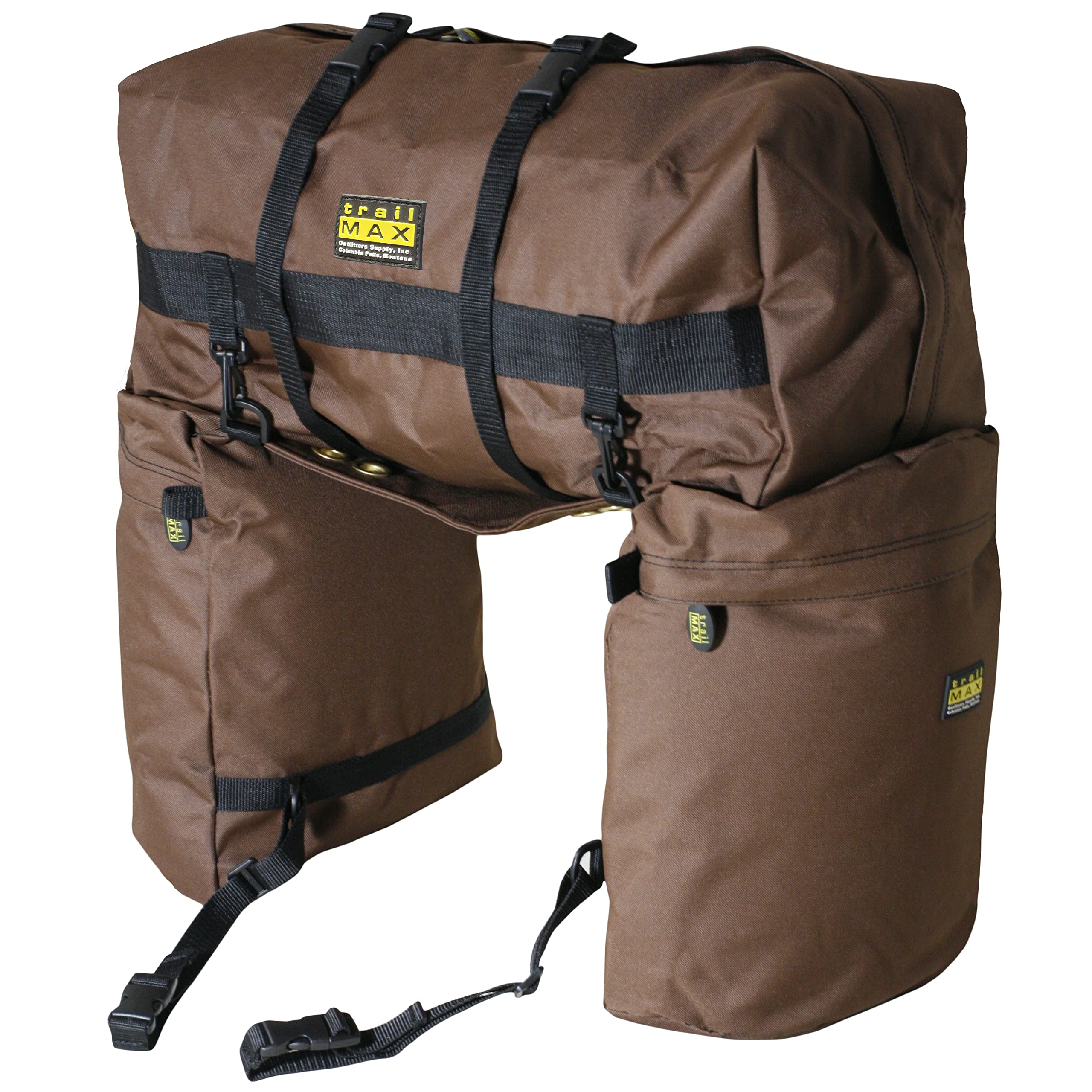TrailMax Large Insulated Saddlebags for Horses - Detachable Cantle Bag Included - Western & Endurance Riding Gear for Trail Rides, Camping & Long-Distance Horseback Adventures