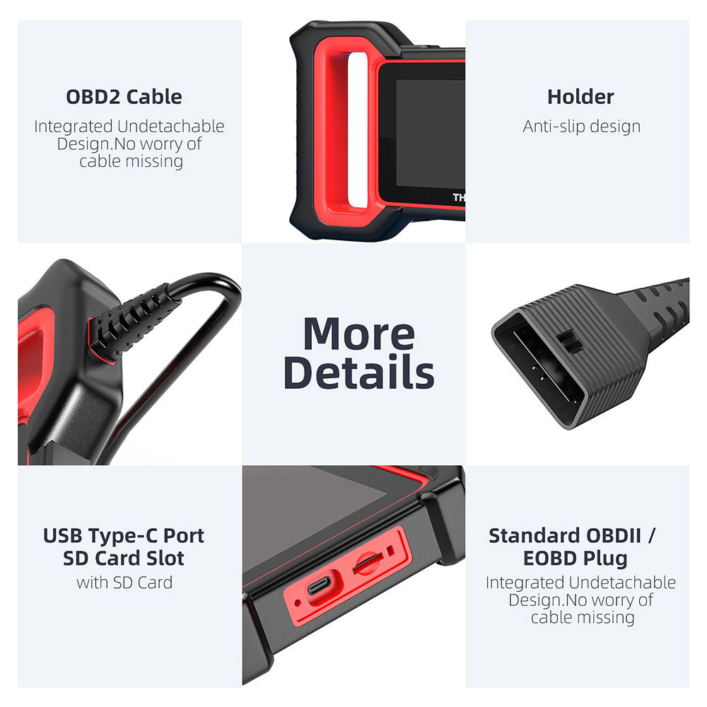 ThinkScan Plus S7 OBD2 Scanner - ABS/SRS/Engine/Transmission/BCM/AC/IC Reset Code Reader & Diagnostic Scan Tool | Professional Car Diagnostic Device for Mechanics & DIY Enthusiasts | Perfect for Engine Light, ABS Brake & Airbag System Troubleshooting