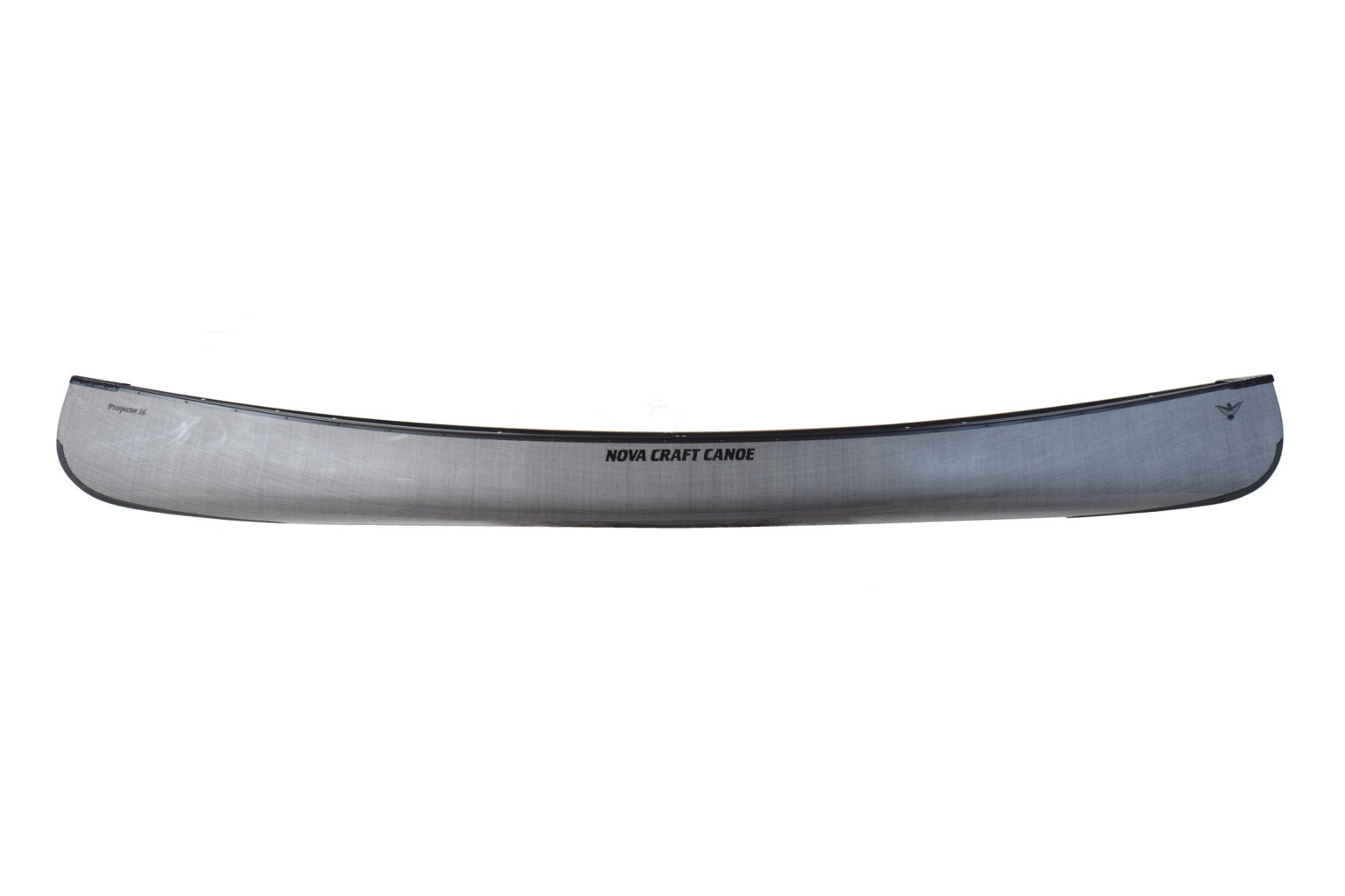 Nova Craft Prospector 16 TuffStuff Special Edition Clear Canoe with Skid Plates - Premium Lightweight Canoe for Camping, Fishing & Wilderness Exploration