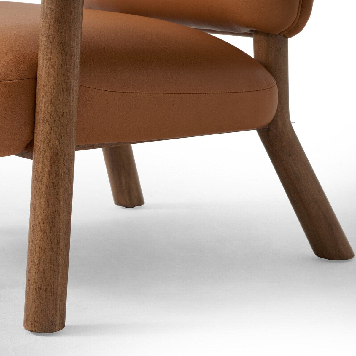 Andover Chair Trevino Camel - Modern Accent Chair for Living Room, Bedroom & Office - Comfortable Upholstered Lounge Chair with Sturdy Wooden Legs - Perfect for Relaxing, Reading & Decorating Your Home