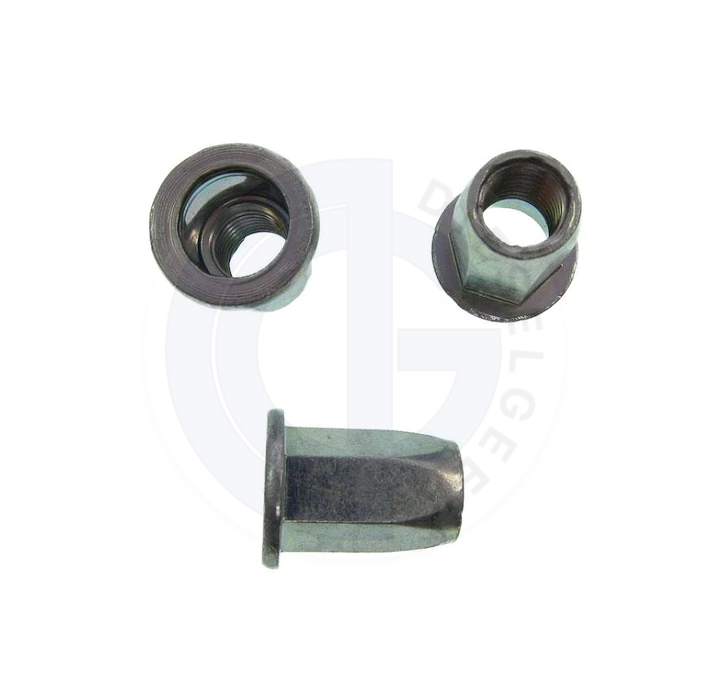 Hex Rivet Nuts - Heavy Duty Threaded Inserts for Metal & Wood - Perfect for Automotive, Furniture & DIY Projects