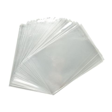 100-Pack Candy Apple Treat Bags for Halloween, Birthday Parties & Favor Gifts - Premium Cellophane Goodie Bags for Candy, Snacks & Small Gifts