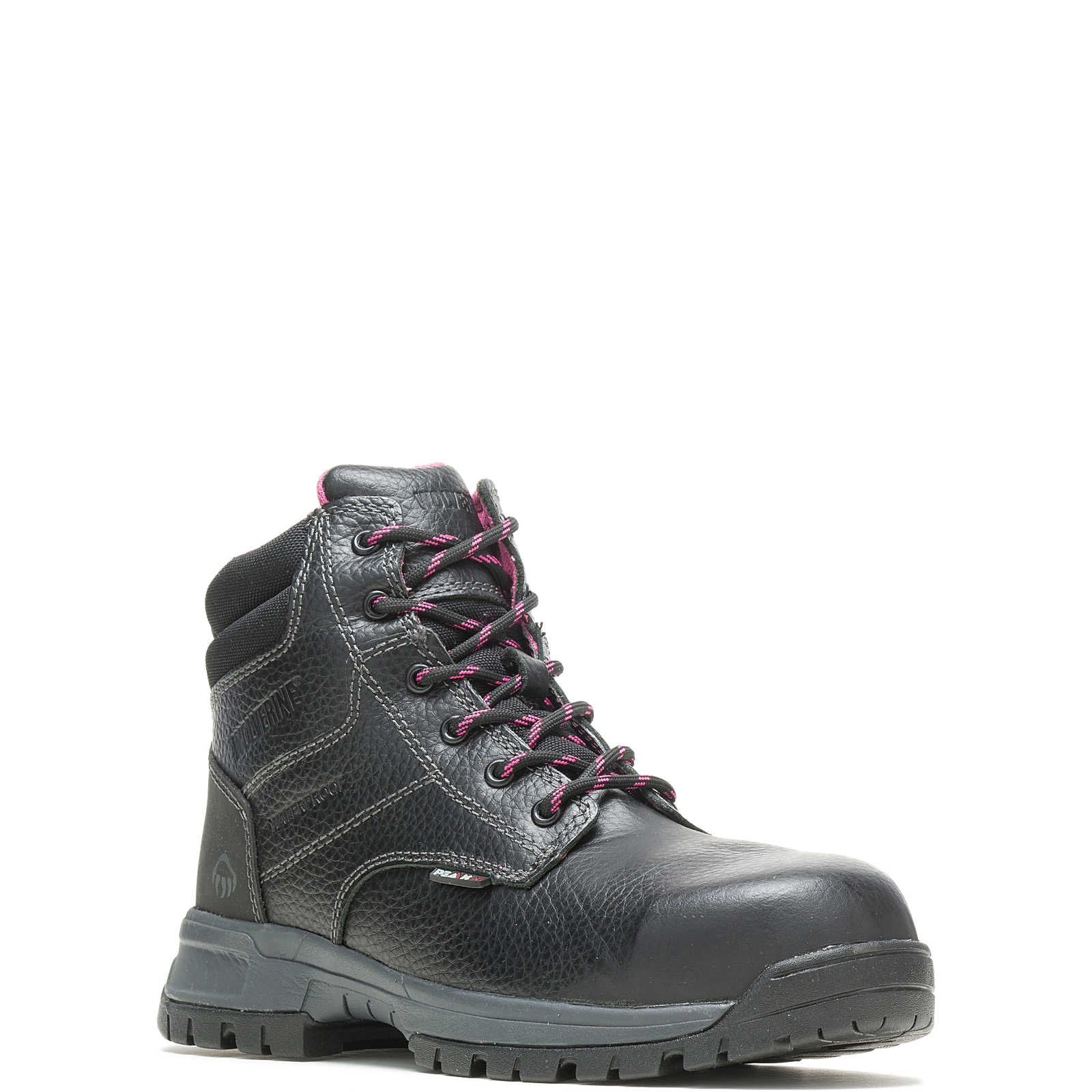 **Piper Women's Waterproof Composite Toe Work Boots - Black Safety Shoes for Construction, Hiking & Outdoor Work**