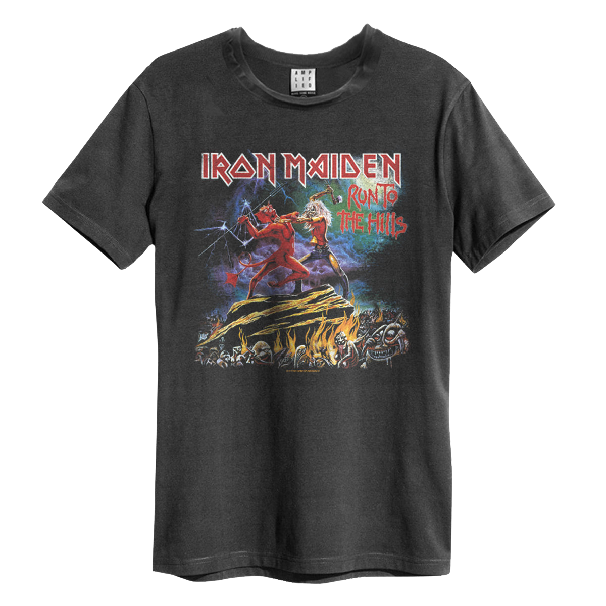 Run To The Hills Vintage Rock Band T-Shirt | Iron Maiden Graphic Tee | Men's & Women's Casual Wear | Perfect for Concerts, Gifts & Rock Fans