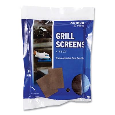 Royal GS1020-IN Griddle and Grill Cleaning Screens – Heavy Duty Stainless Steel Scrubber for BBQ, Stovetop & Outdoor Cooking – Perfect for Grills, Flat Tops & Kitchen Cleaning