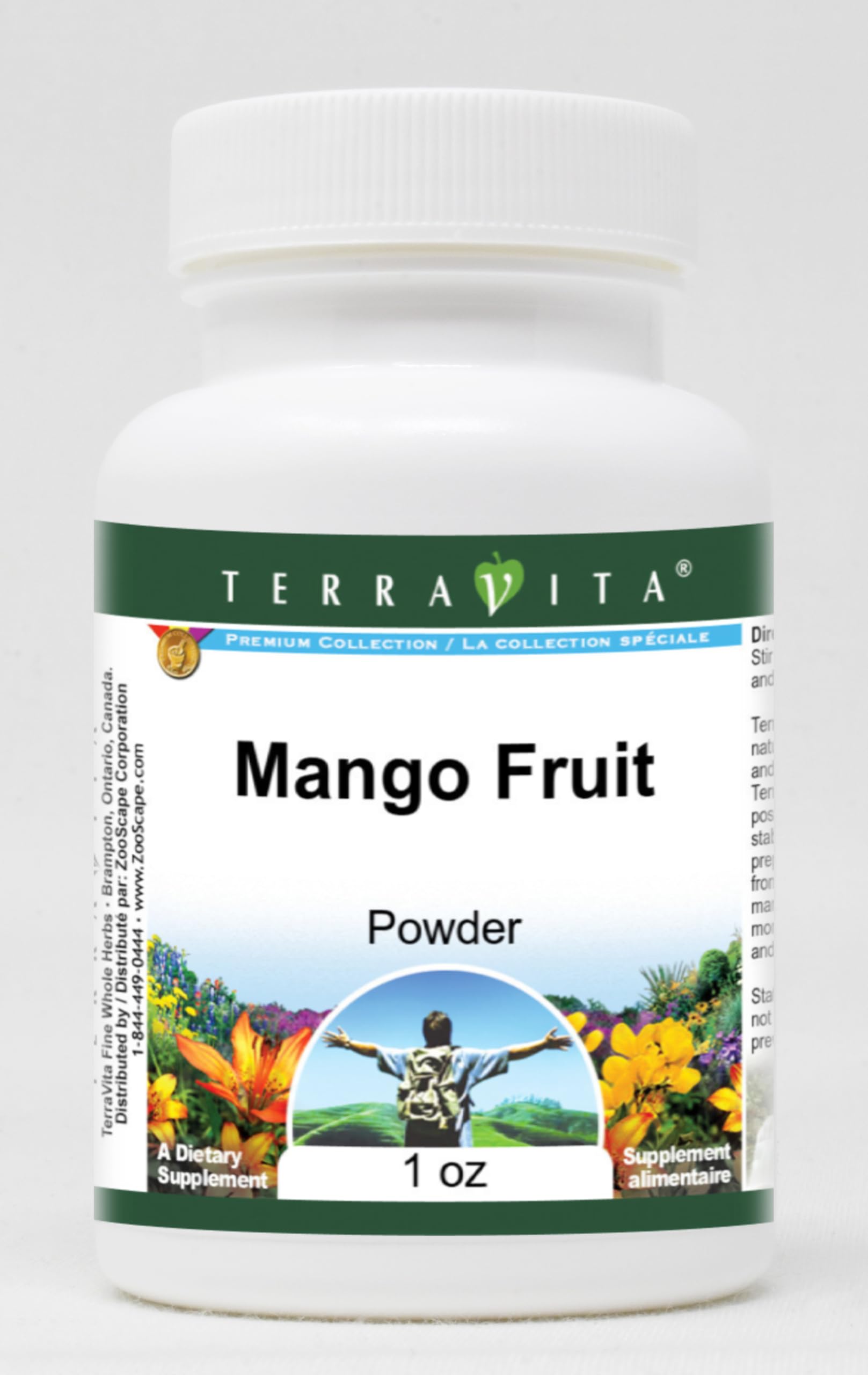 Organic Mango Fruit Powder 1 oz (28g) - Natural Dried Mango Powder for Smoothies, Baking & Skincare - ZIN: 520773 - Perfect for Smoothie Bowls, DIY Face Masks & Healthy Recipes