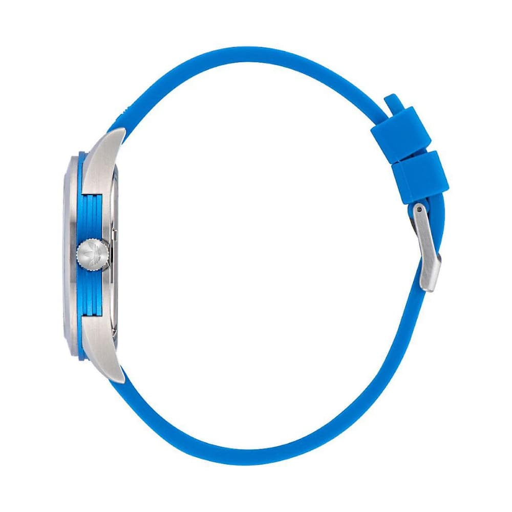 Adidas Originals Unisex Blue Silicone Strap Watch AOSY23032 - Stylish Casual Wear for Men & Women, Perfect for Everyday Use, Sports & Fitness Activities