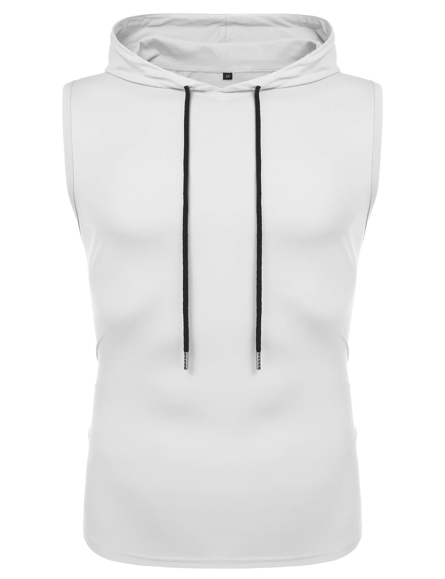 Babioboa Men's Workout Hooded Tank Top - Sleeveless Gym Hoodie for Bodybuilding & Muscle Training - Perfect for Weightlifting, Running & Fitness Training