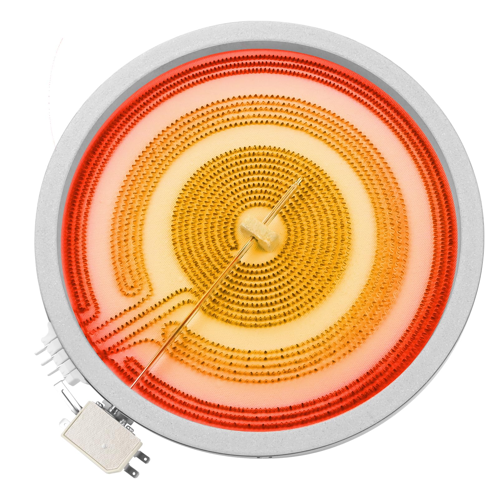 Puxyblue 12-inch Triple Radiant Surface Element - Replacement for GE Electric Stove (Model WB30T10155) - Compatible with 3026597, AP5791281, PS8754838, EAP8754838 - Perfect for Kitchen Stove Repair & Cooking Surface Replacement
