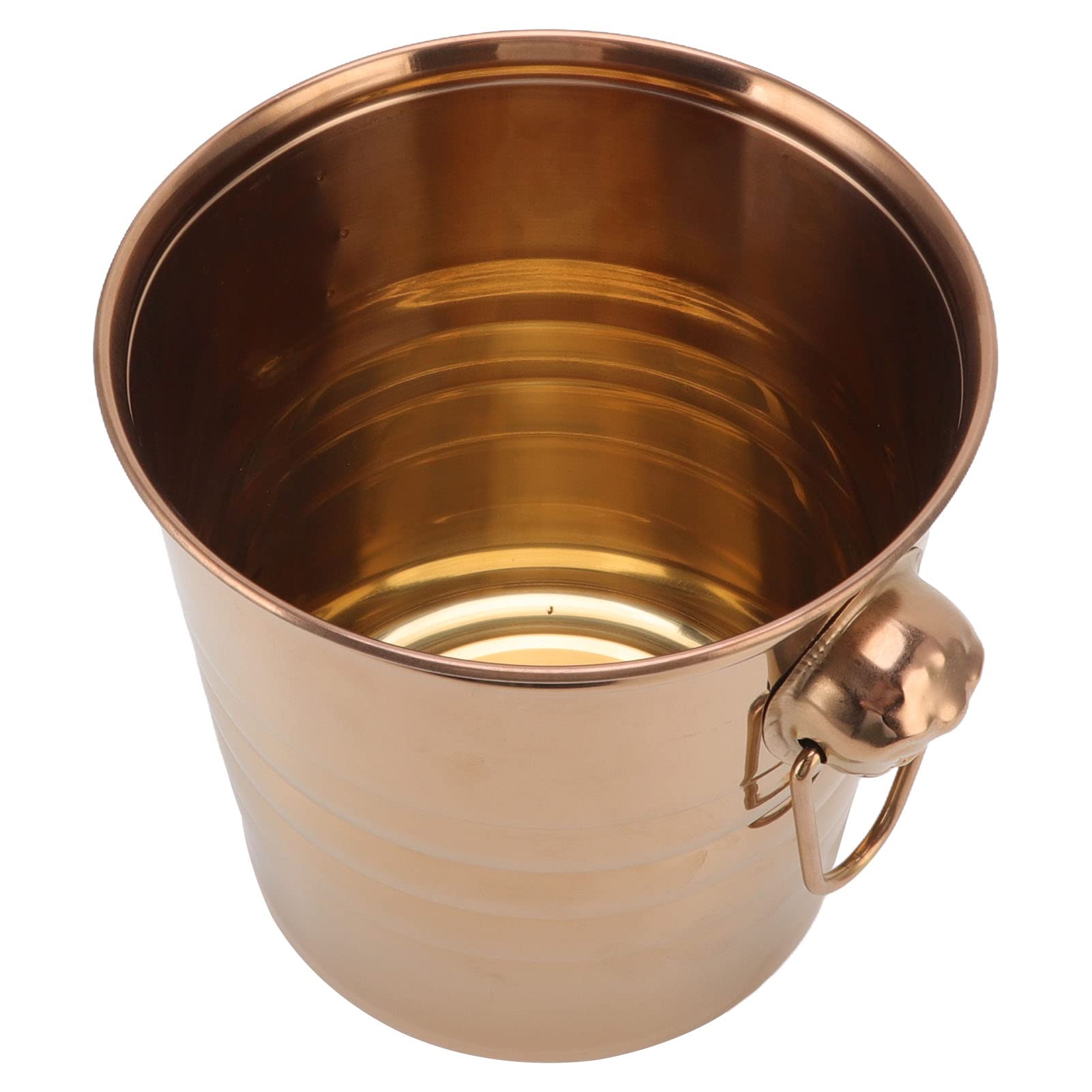 Stainless Steel Wine Cooler Bucket - Modern Corrosion-Resistant Bar & KTV Wine Chiller for Home & Party Use