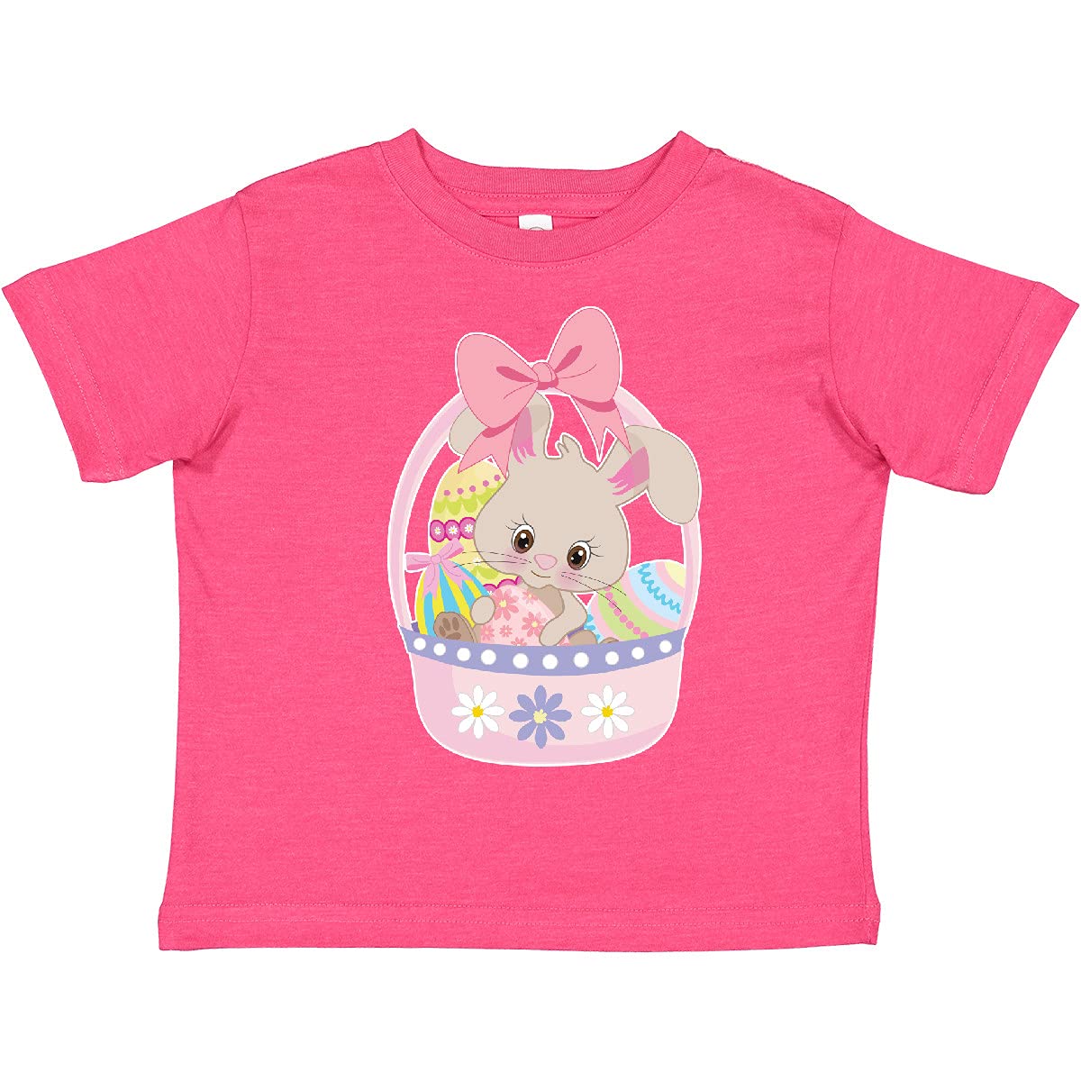 Easter Bunny Toddler T-Shirt - Cute Easter Basket Design for Kids