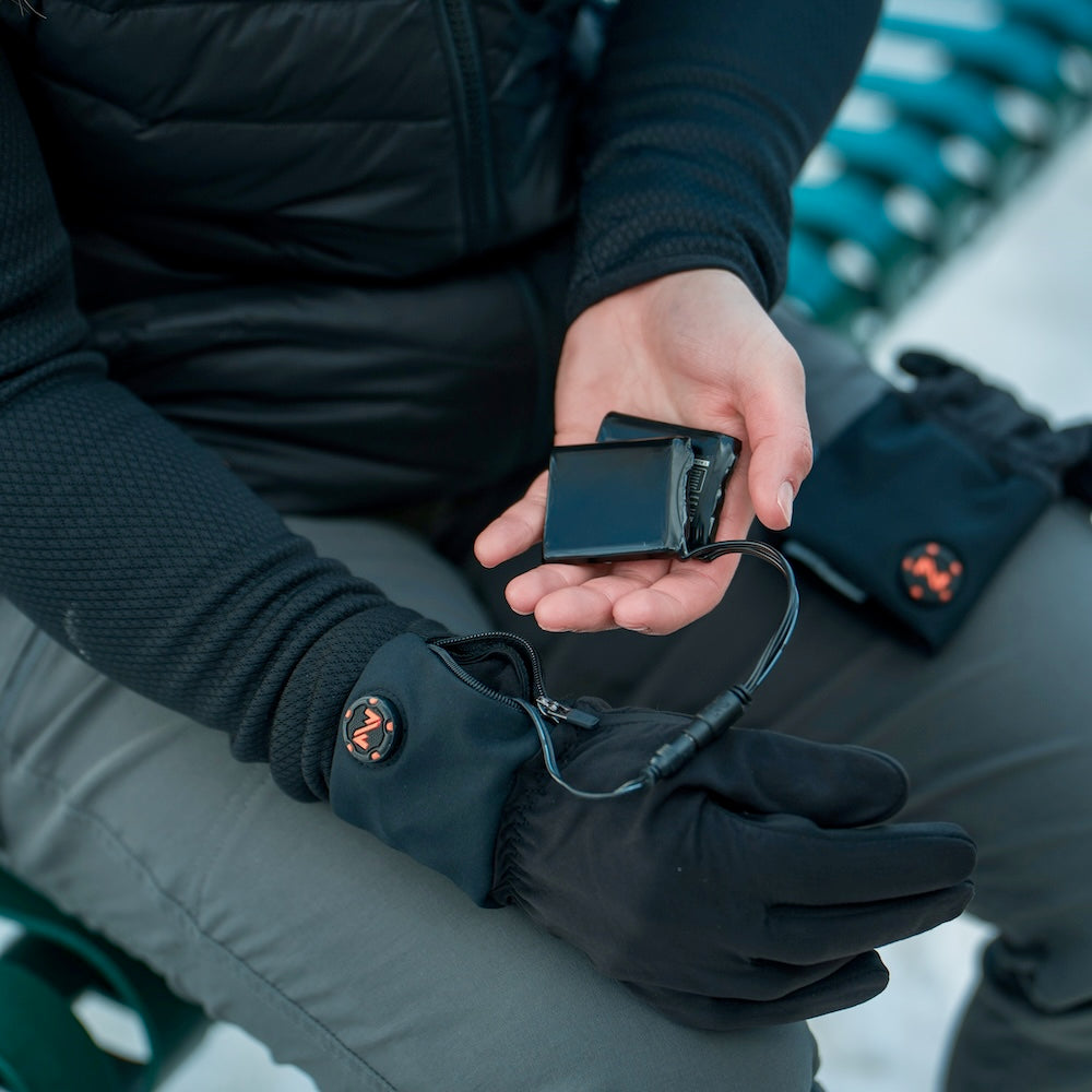 Women's Heated Glove Liners - Winter Thermal Gloves for Outdoor Activities, Skiing, Hiking & Cold Weather Protection