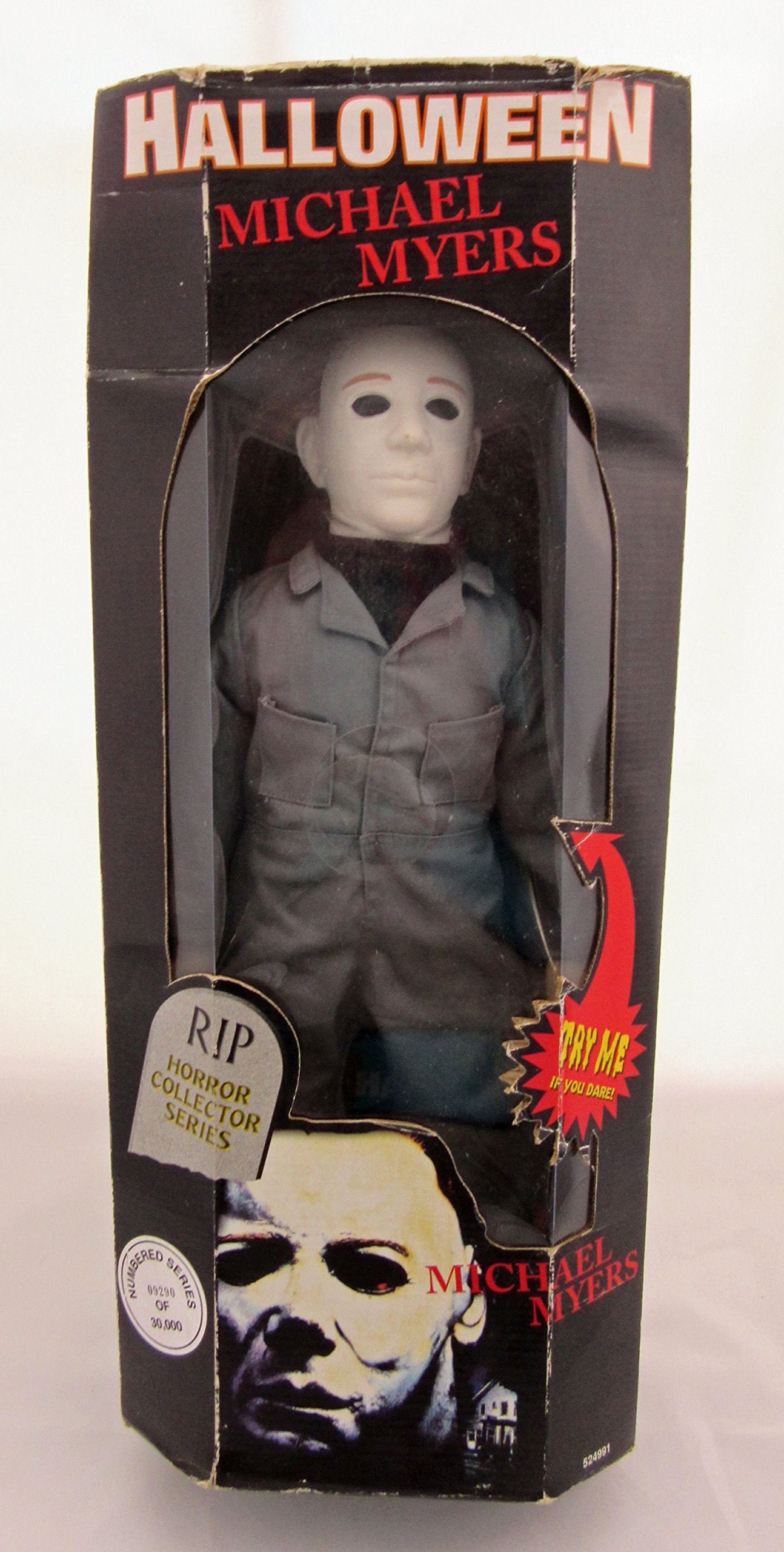 18-Inch Michael Myers Halloween Action Figure with Sound Effects - Perfect for Horror Movie Collectors, Cosplay, and Halloween Decorations