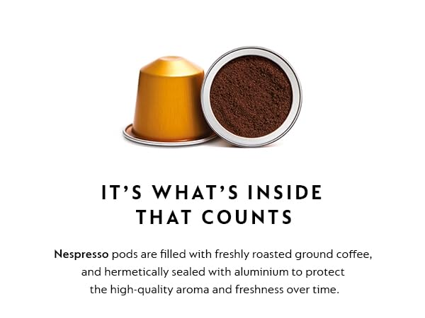 De'Longhi Nespresso Gran Lattissima EN640.B Automatic Coffee Machine with Milk Frother, 19 Bar Pressure, Single-Serve Capsule System for Cappuccino & Latte - Sophisticated Dark Black - Perfect for Home & Office Use