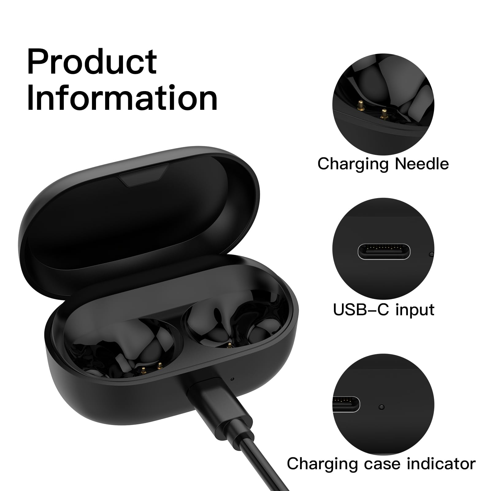 Jabra Elite 7 Pro Wireless Earbuds Charging Case - Black Dock Station for Fast Charging | Perfect for Travel, Gym & Daily Use