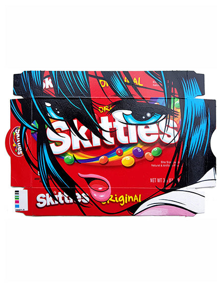 BEN FROST Skittles Art Print - Vibrant Contemporary Wall Decor for Home & Office | Perfect for Living Rooms, Bedrooms & Creative Spaces