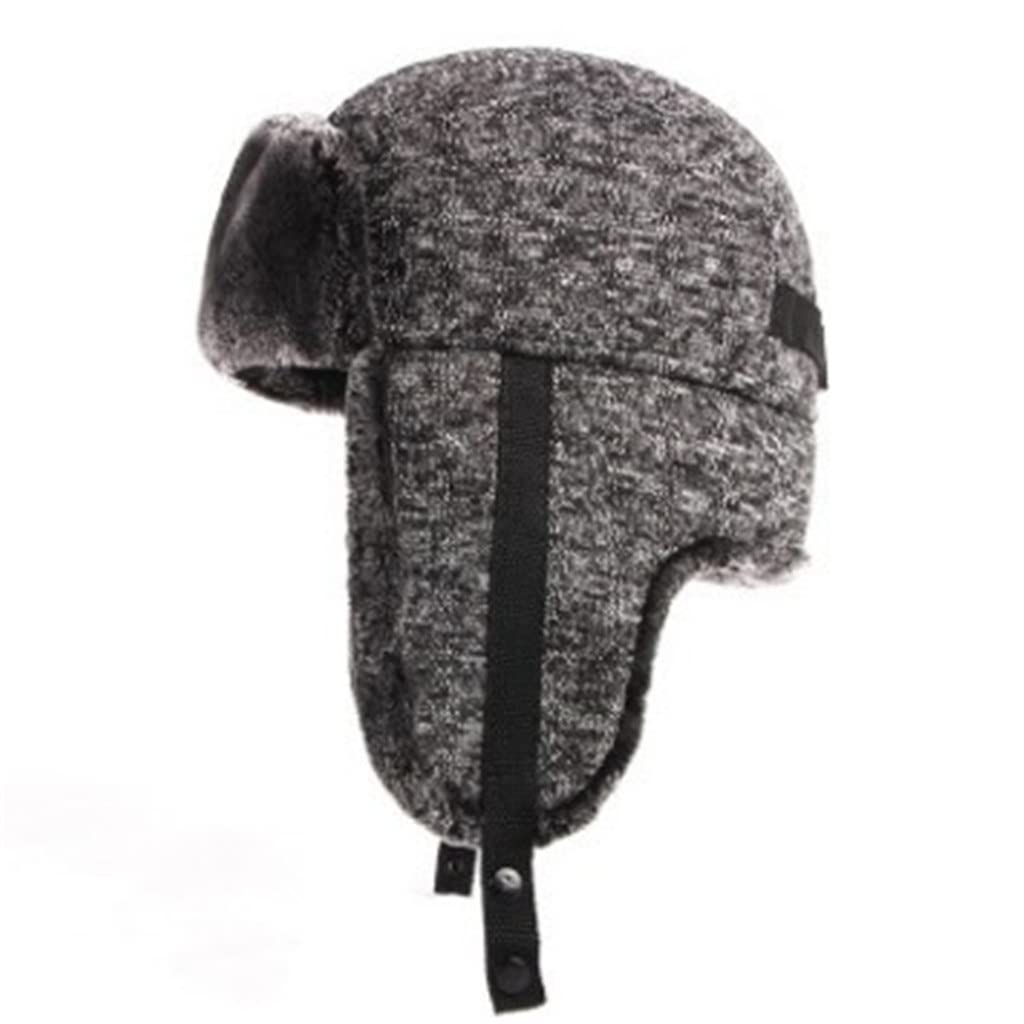 Premium Velvet Winter Bomber Hat for Men & Women - Windproof, Cold-Resistant Ski Cap for Outdoor Activities (Color: A, Size: L) - Perfect for Skiing, Snowboarding & Winter Sports