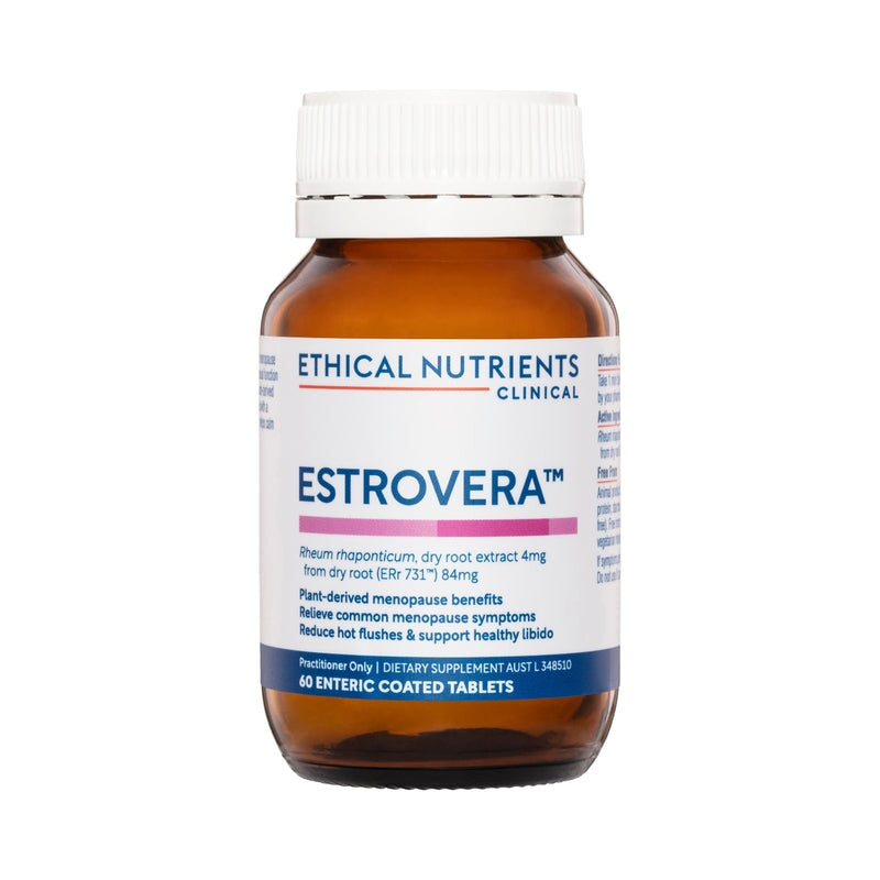 Ethical Nutrients Clinical Estrovera - Natural Menopause Relief Supplement for Women | Supports Hormonal Balance & Hot Flash Relief | Perfect for Daily Wellness & Nighttime Comfort