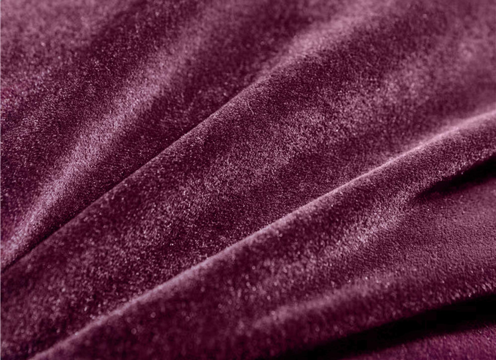 Large Wedge Pillow for Reading in Bed - Dark Purple Backrest Cushion with Removable Cover & Side Pockets (47
