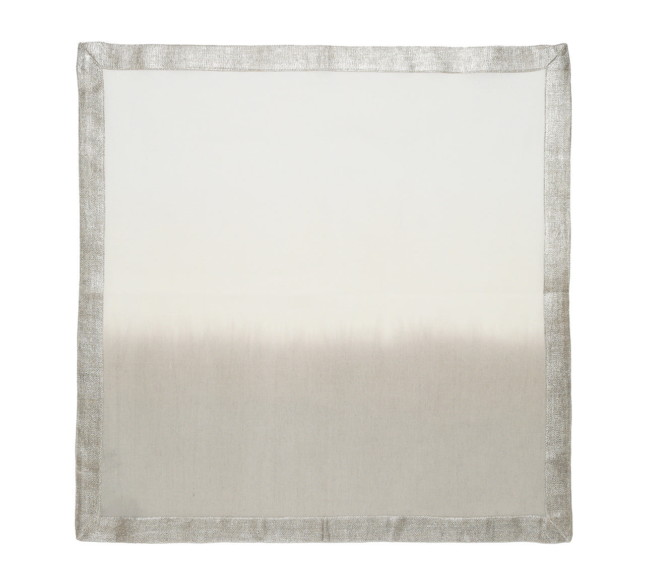 Earthy Dip Dye Cotton Napkins Set of 4 - Eco-Friendly Table Linens for Dinner Parties & Boho Home Decor