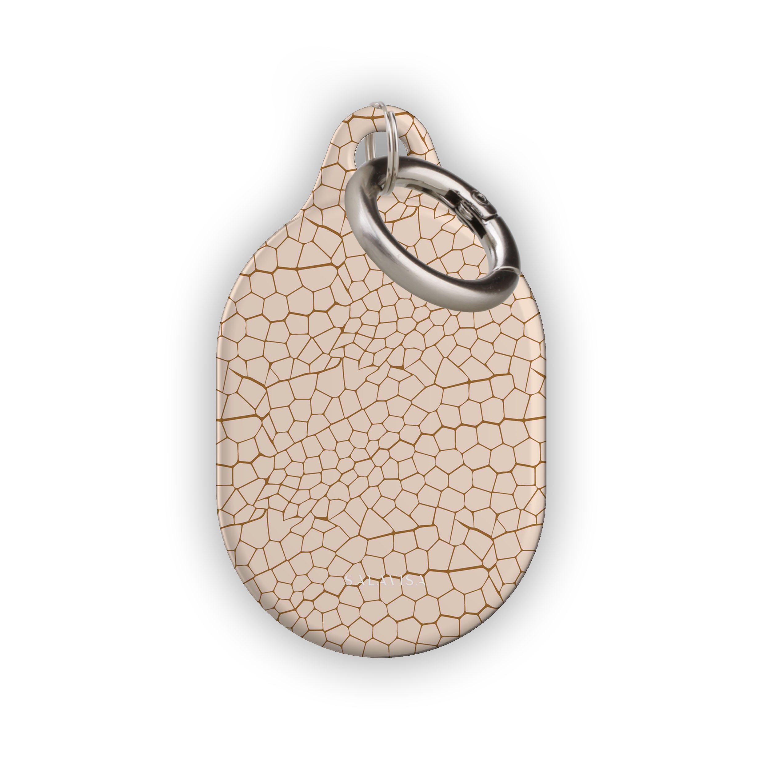 Cute Pink Reptile AirTag Holder Case - Durable & Stylish Keychain Accessory for Apple AirTag - Perfect for Pets, Luggage, Backpacks & Keys Tracking