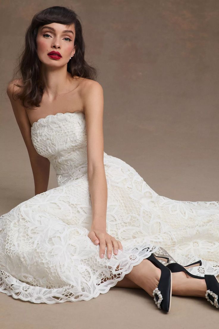 BHLDN Alanna Gown - Elegant Wedding Dress with Lace Details | Perfect for Bridal Ceremonies, Formal Events & Special Occasions