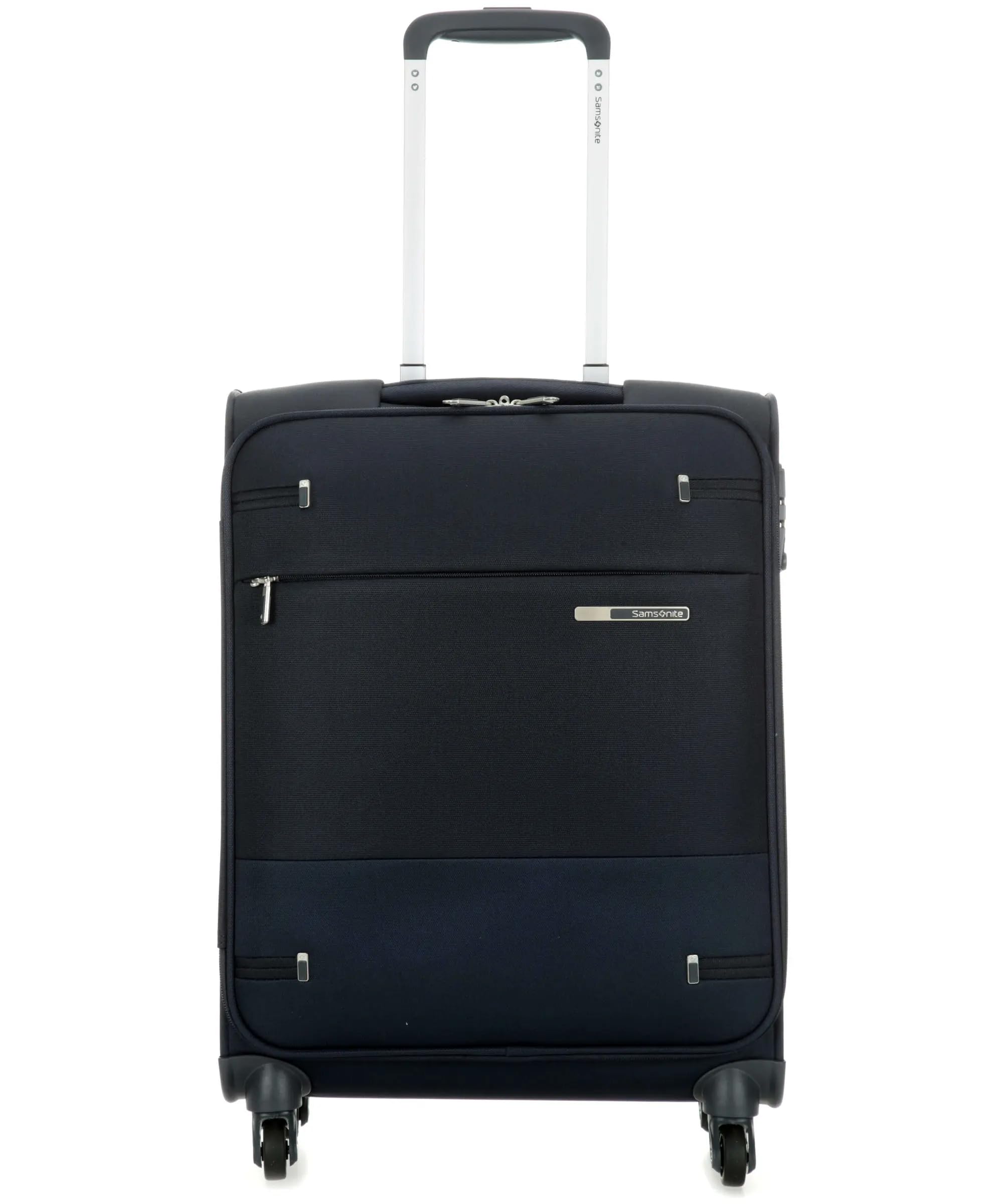 Samsonite Base Boost Spinner 55/20 Carry-On Luggage - 55cm 39L TSA Lock Blue (Navy Blue) Suitcase for Business Travel & Weekend Getaways