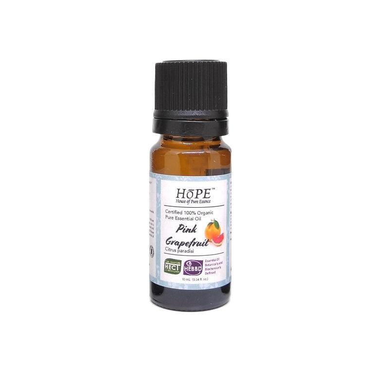 Organic Pink Grapefruit Essential Oil 10ml - 100% Pure Natural Aromatherapy Oil for Diffuser, Massage & Stress Relief - Perfect for Home Spa, Yoga & Relaxation