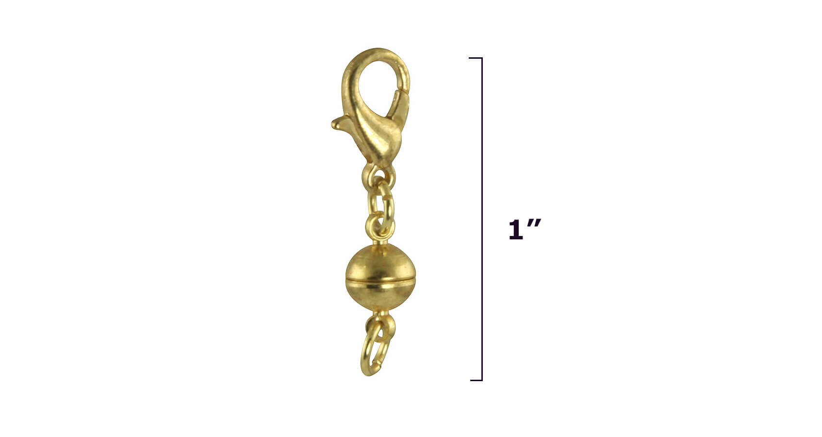 Stylish Gold Ball Magnet Jewelry Extenders - Adjustable Necklace & Bracelet Extender for Women - Perfect for Layering, Gifts & Special Occasions