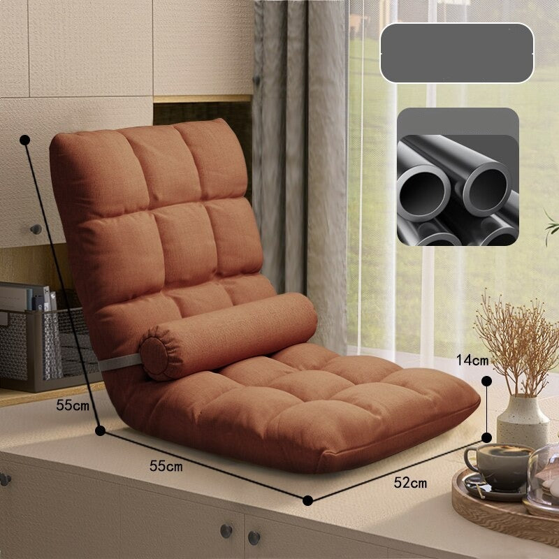 Comfortable Tatami Foldable Recliner Sofa Chair - Adjustable Backrest for Living Room, Bedroom & Outdoor Relaxation | Perfect for Lounging, Napping & Reading