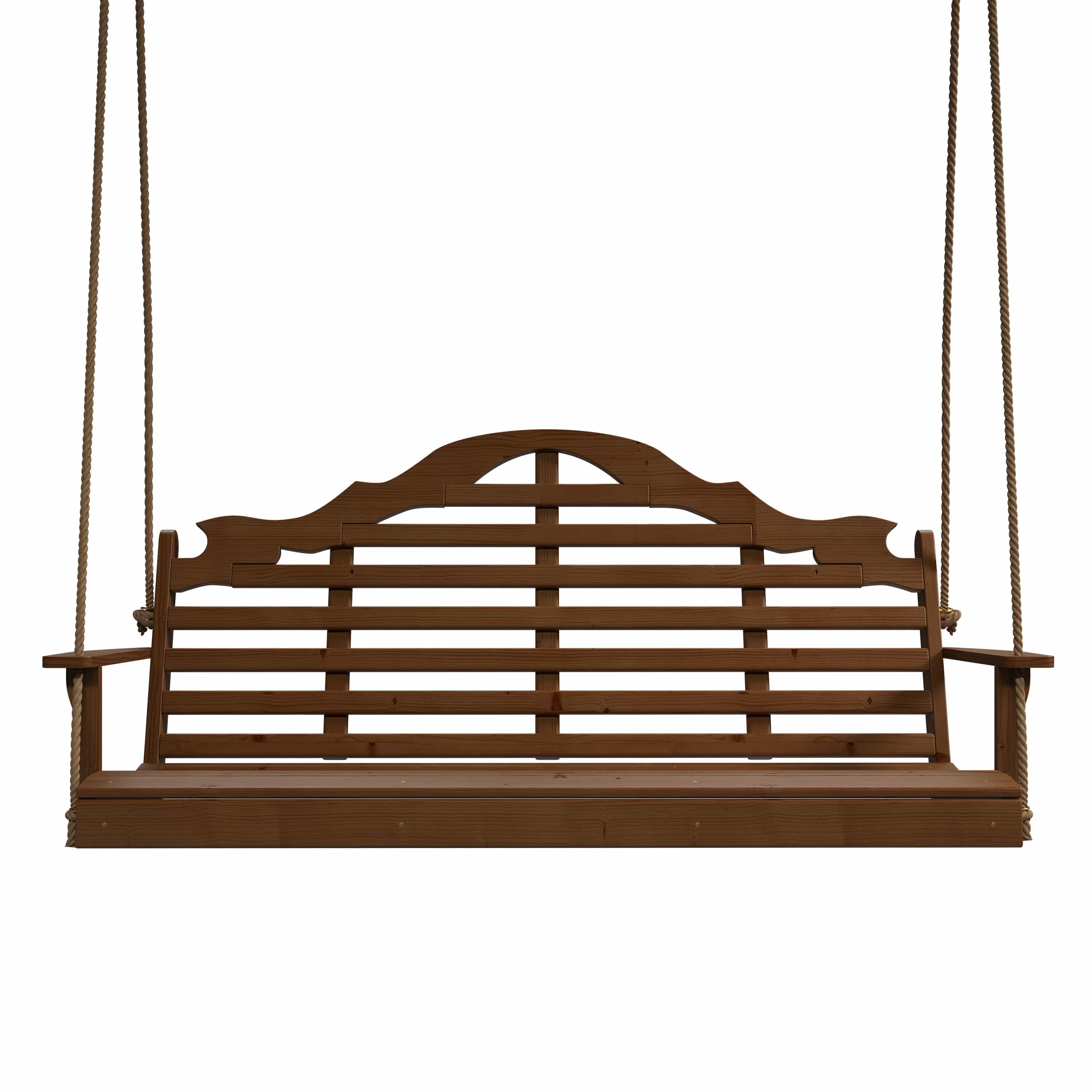 Keystone Amish Co. Milan Porch Swing - Handcrafted Cedar Wood Outdoor Swing for Patio, Garden, Deck - Perfect for Relaxing & Enjoying Nature