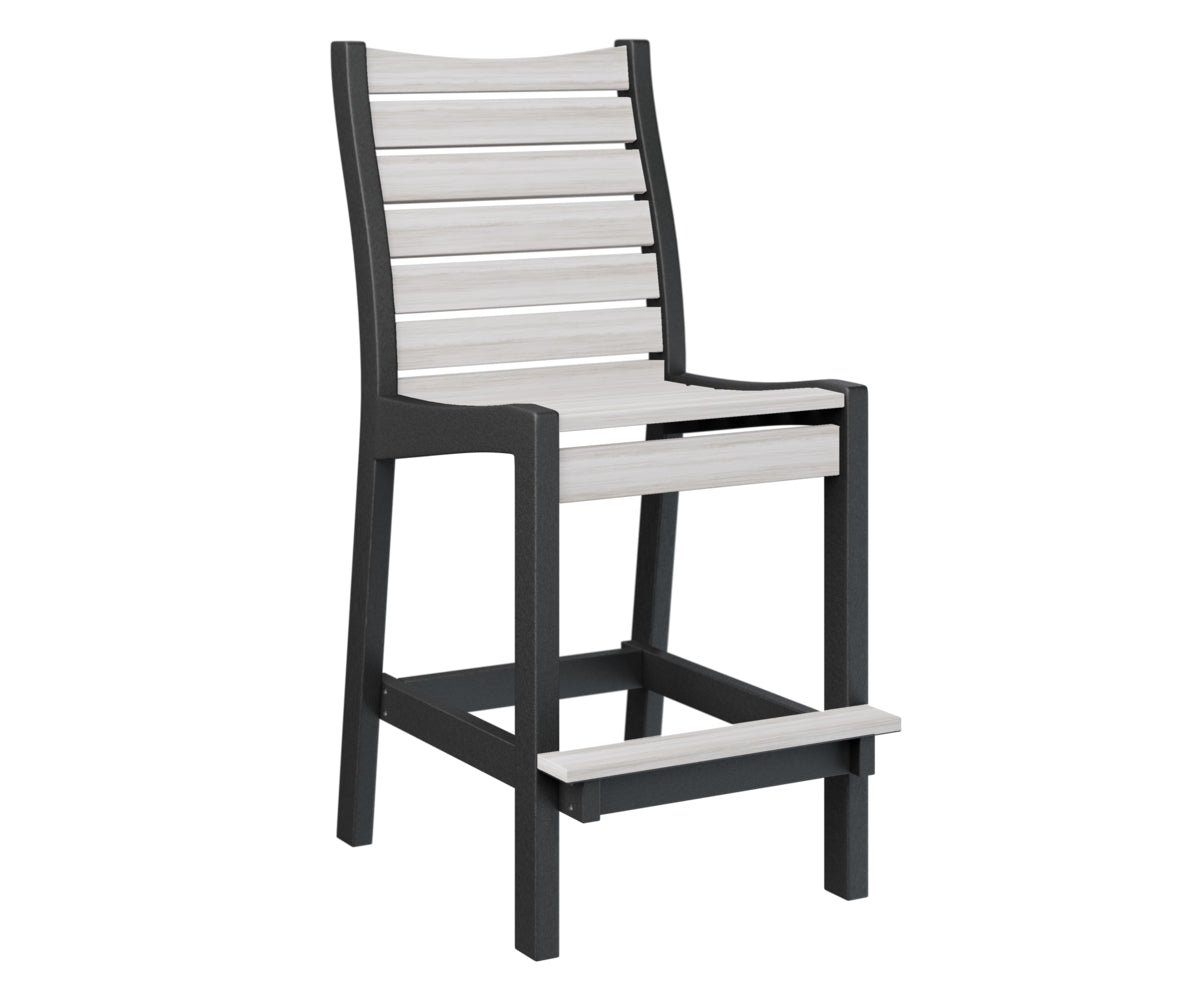 Berlin Gardens Bristol Bar Chair - Adjustable Height Outdoor Bar Stool for Patio, Deck, and Kitchen Counter - Perfect for Entertaining and Relaxing